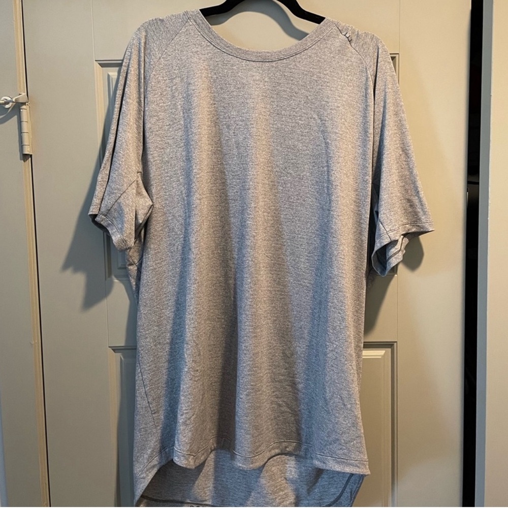 lululemon drysense short sleeve gray